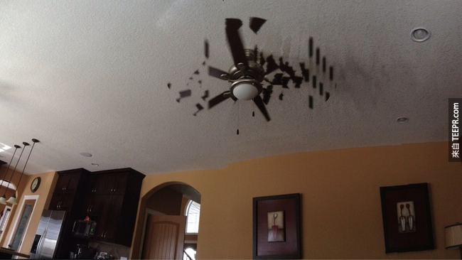 The air is so thick that fans explode sometimes.