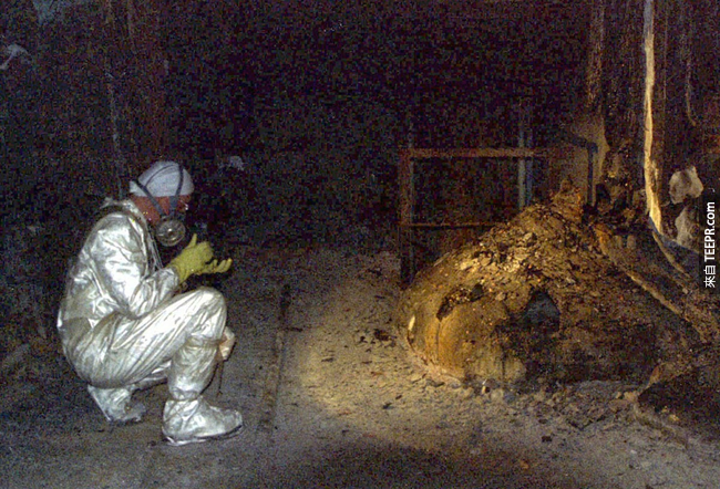 337.)大量融化的核能廢棄燃料，造成了車諾比很大的傷害。