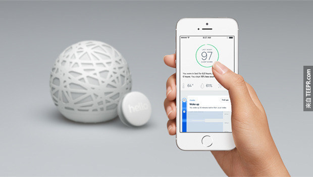2.) Sense: The smart alarm clock that wakes you up at just the right time.