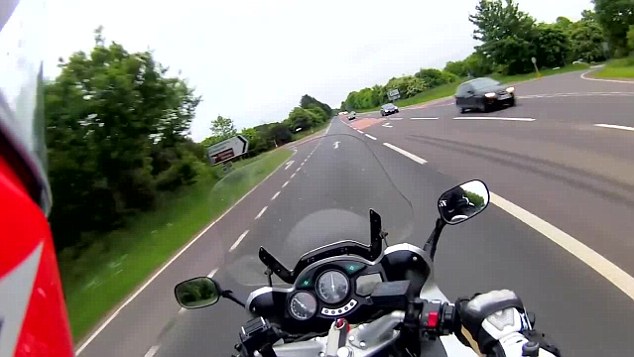 A mother has released harrowing footage showing the moment her motorcyclist son was killed in 97mph crash on the A47 in Honingham, Norfolk
