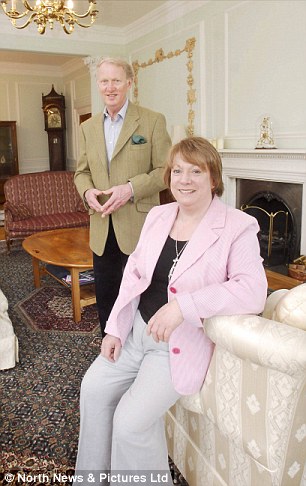 The couple moved into a small rented property after selling their multi-million pound home