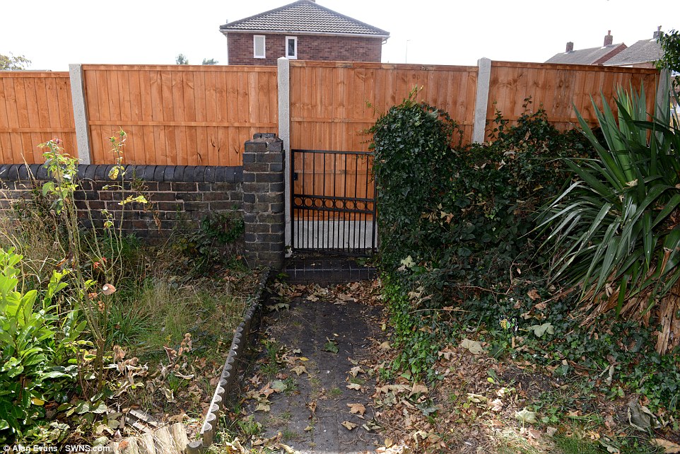 Mr Nicholls said he put up the fence to keep it out of sight from potential buyers