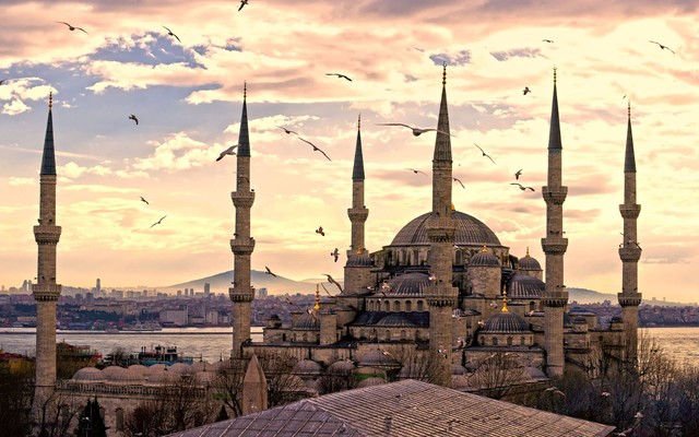 18. 蘇丹艾哈邁德清真寺(Sultan Ahmed Mosque)，伊斯坦堡(Istanbul)