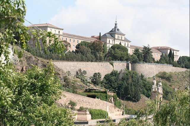 Toledo technically only has one wall, and that's because it's surrounded on three sides by the Tagus River, so it only needed protection on its landward side. Like many of the other cities here, Toledo has a rich past spanning Spain's Roman, Visigothic and Moorish periods.