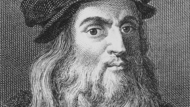 達文西(Leonardo Da Vinci)對於河川侵蝕作用的研究，讓他相信，地球比聖經說的還要老，而科學也證實他是對的。
