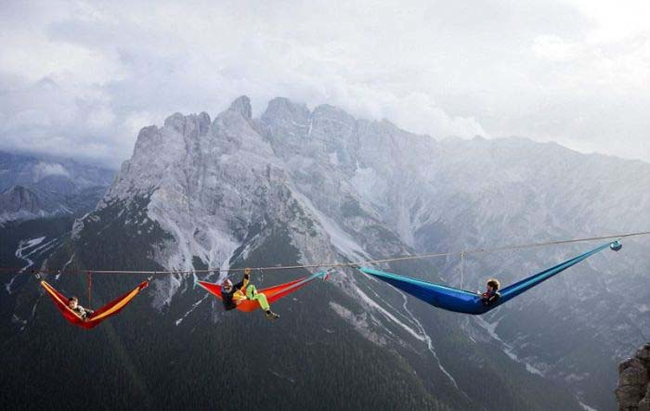 How many hours of sleep do you think they get sleeping in those hammocks?