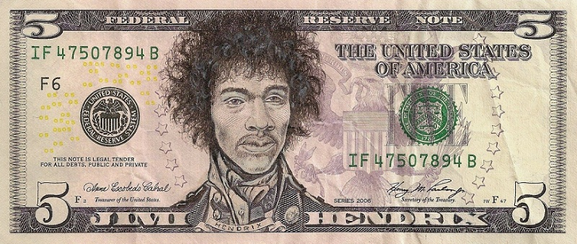 1. 吉米·罕醉克斯(Jimi Hendrix)