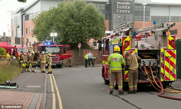 Fire crews were called and it took more than half an hour to extinguish the flames at the homeware store