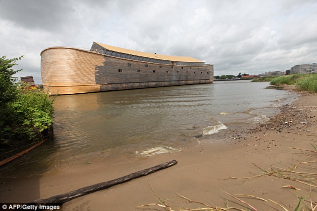 Labour of love: It took Dutch contractor Johan Huibers three years to construct his Ark of Noah