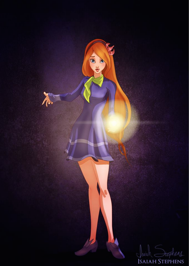 《曼哈顿奇缘》吉赛儿 扮演《史酷比》的黛芬 (Giselle from Enchanted as Daphne Blake from Scooby Doo)