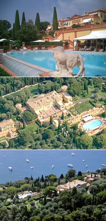 7. 法國Villa Leopolda：要價228億台幣的豪華宅邸。