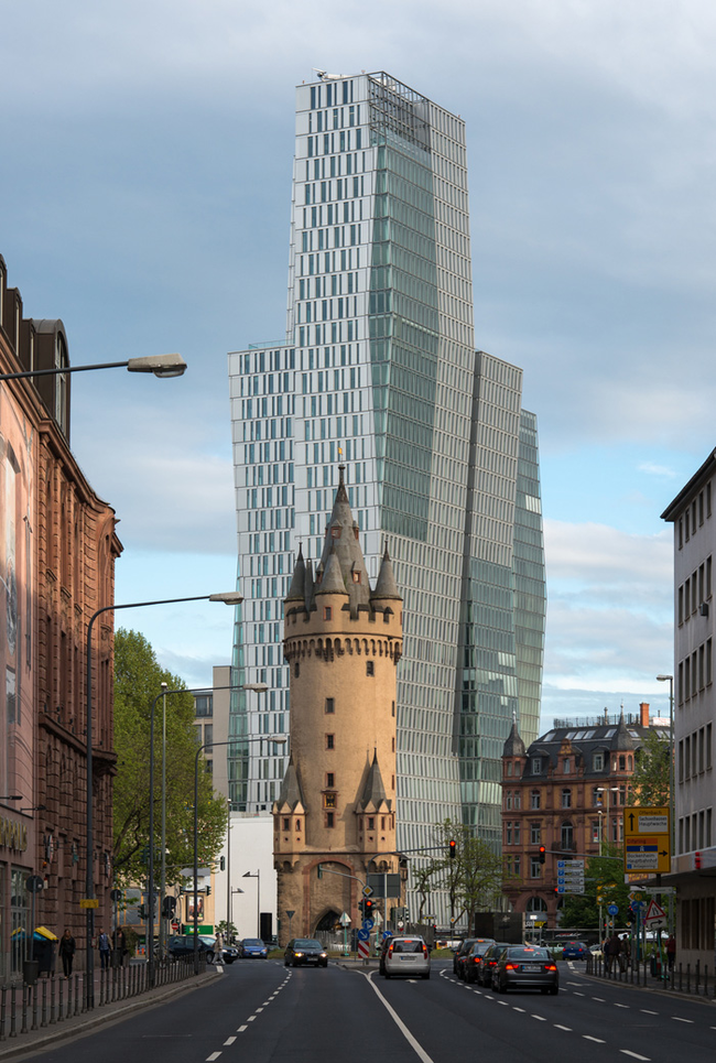 德国法兰克福(Frankfurt)：Nextower和Eschenheimer Turm