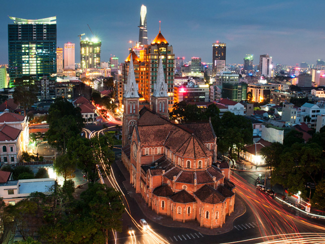 越南胡志明市(Ho Chi Minh City)：西貢王公聖母教堂(Saigon Notre-Dame Cathedral)