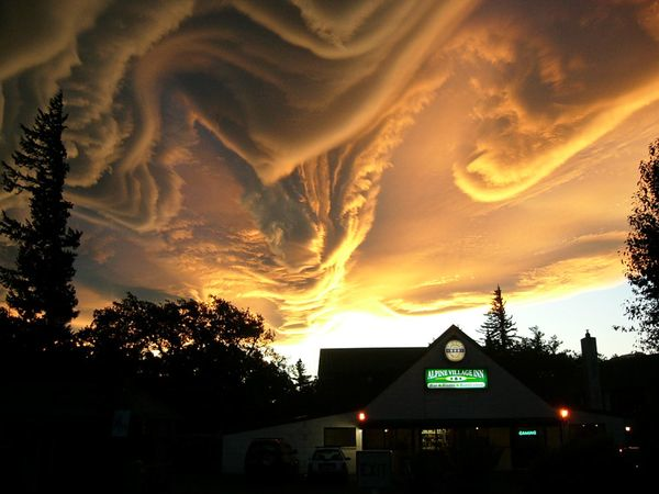 7. 波狀粗糙雲 (Undulatus asperatus) 被「雲鑑賞學會」(Cloud Appreciation Society) 提議作為獨立的雲種類。如果通過的話，它會是從1951年後第一個新的雲分類。顧名思義，這樣的雲體粗糙又是波狀的。這些雲體最容易在美國的平原地區看到，通常在早晨的雷雨之前。