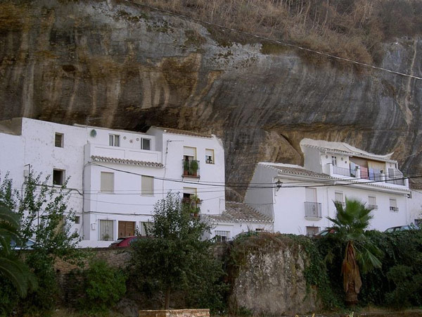 Setenil de Las Bodegas 52 Rock Overhangs Integrated in Local Architecture: The Town Under Rocks in Spain