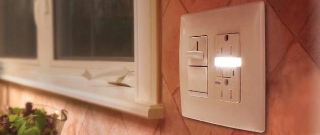 1.) A outlet with a night-light built in? Yes please. No more searching around in the dark for an outlet.