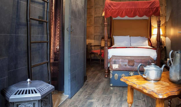 Stay in this authentic Harry Potter hotel, and your kids will be that much kinder come football Sunday.