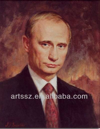 俄國總統普丁（Vladimir Putin）的畫像。