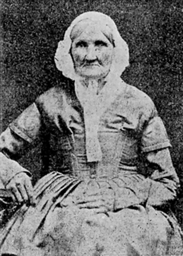 #22 Hannah Stilley,生於1746年，此照片攝於1840年。這有可能是世界上最早的照片。