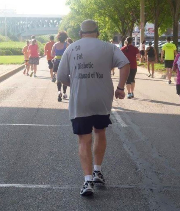 3. 50歲，肥胖，糖尿病患，"跑在你前面"。
