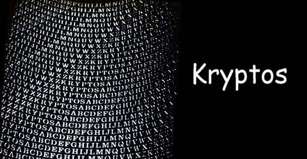 克里普托斯（Kryptos）是一座位于美国维吉尼亚州美国中央情报局广场上的雕塑作品，1990年被建造而成。雕塑上包含865个难解的字元，是一段经过加密的信息。自建成以来，吸引了无数的密码学爱好者试图破译该段密文的真实信息，但至今仍未能完全破译出来。