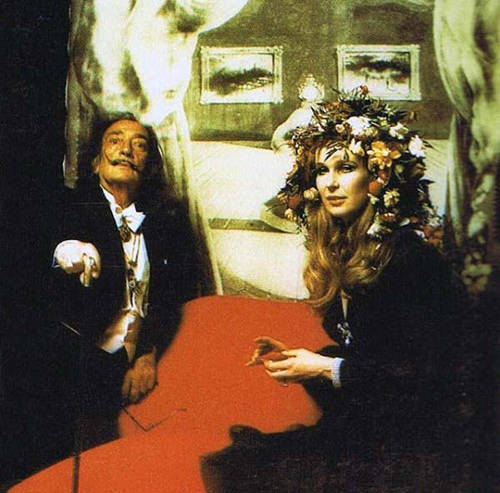 Here is famous surrealist painter, Salvador Dali. The Rothschild parties would attract many celebrities like  Brigitte Bardot, Grace Kelly and Audrey Hepburn.