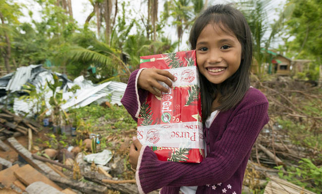 Operation Christmas Child is a program by Christian organization Samaritan's Purse, and sends toys and other supplies to children in developing nations.