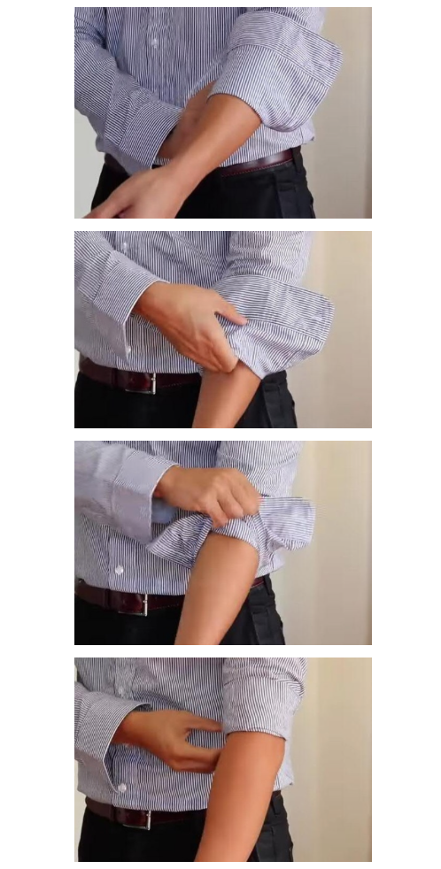 How to Roll Your Sleeves the Right Way