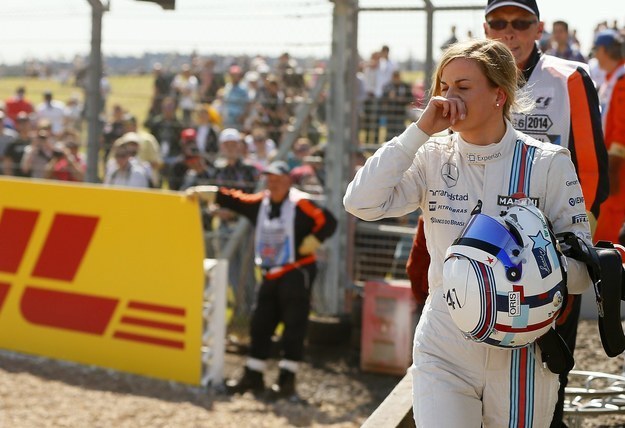The first woman to take part in a Formula One race weekend in 22 years .