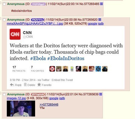 Doritos could not give you Ebola.