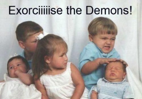 family photo gone wrong exorcise