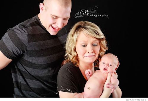 family photo gone wrong pee