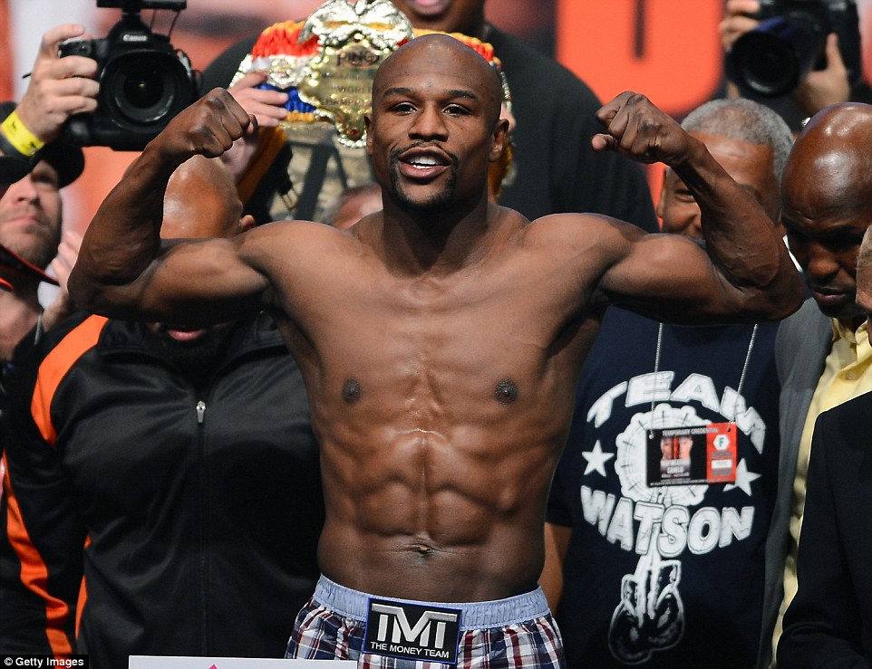 Mayweather is undefeated in his 47 professional fights, and has won 26 of them by knockout