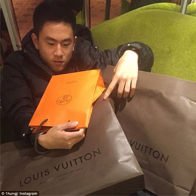 This famous Rich Kid of Instagram shows off his goodies as he goes on a shopping spree on New Year's Eve