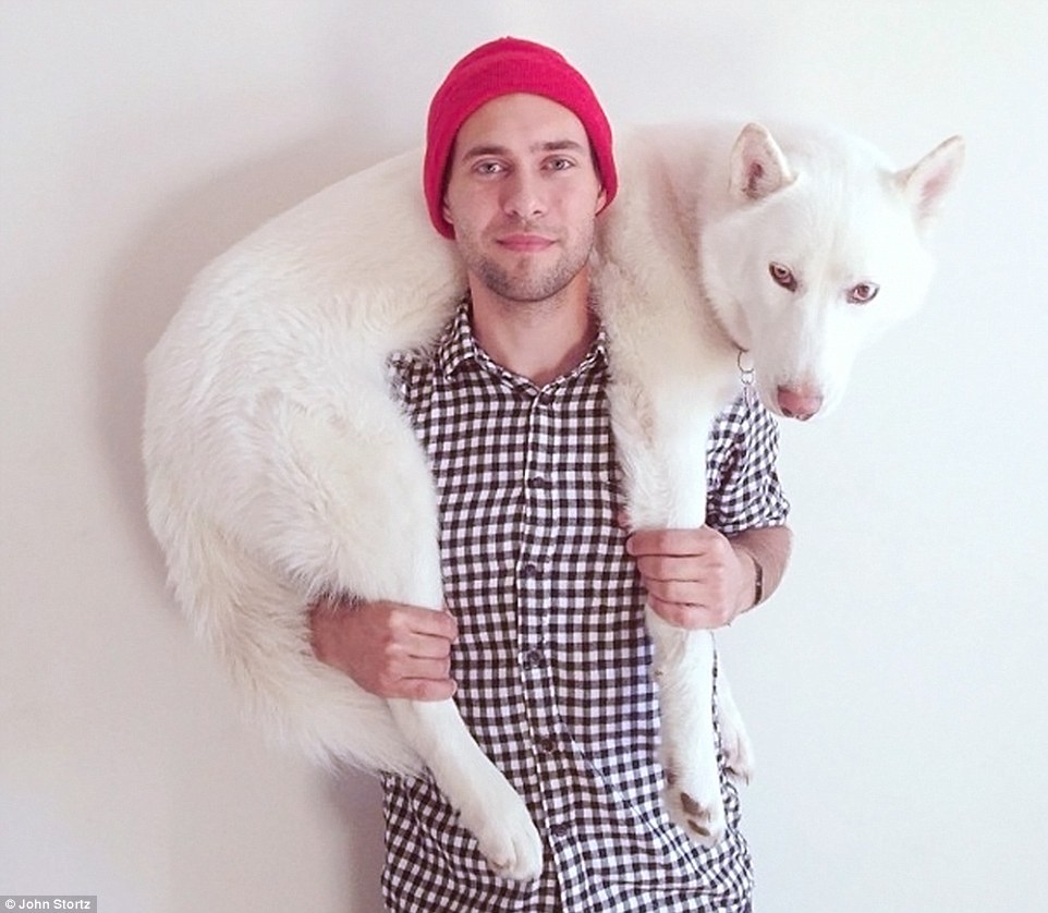 John adopted Wolfgang from a shelter and has spent the last two years touring the US with his trusty dog in tow