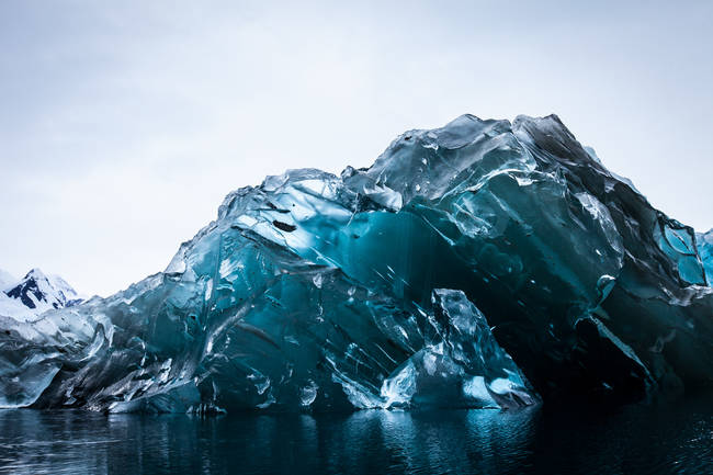 You might not have ever guessed that underwater, in secret, icebergs were so beautiful.