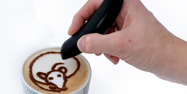 Doodle on all of your meals and beverages with CinniBird (a remarkably cool pen that uses spices and seasonings for "ink").