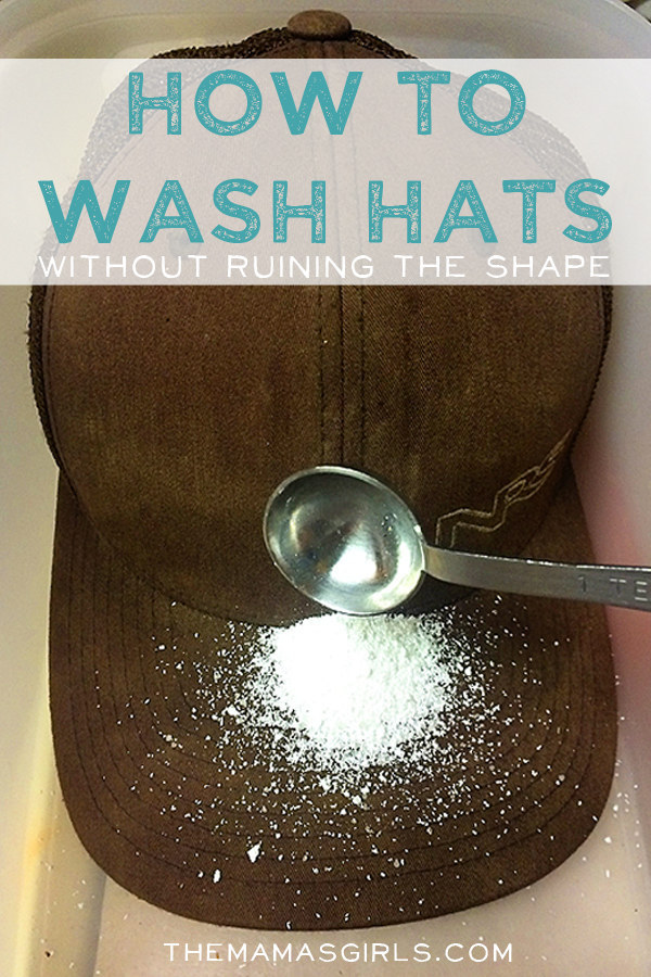 Learn how to wash your filthy baseball cap.