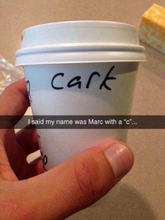 And then this Snapchat was absolute peak Starbucks.
