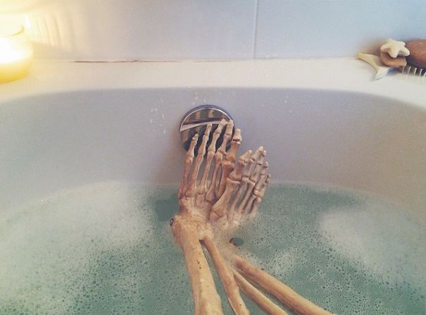 泡澡真是人生一大享受！對骨頭也是！