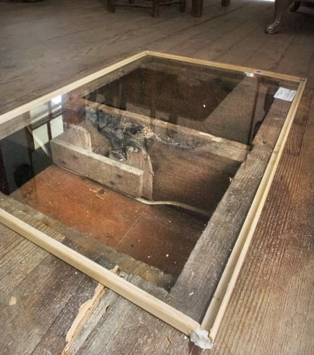 This is the spot where Nelson Rehmeyer died, still eerily charred from the flame after nearly a century. Blymire claimed that although Rehmeyer had caught fire, his body never burned, proving to him and his associates that the man indeed dealt in black witchcraft.