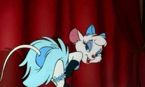 The striptease song number, "Let Me Be Good to You," from The Great Mouse Detective.