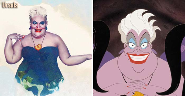 Even Ursula gives a bit of a diva vibe in the realistic picture, don't you think?