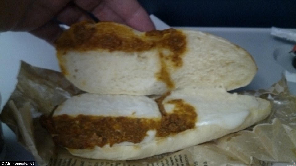 When Delta Air Lines decided to serve this sun dried tomato sandwich, they were met with horror by the flying customer, who had to put it back in the bag 