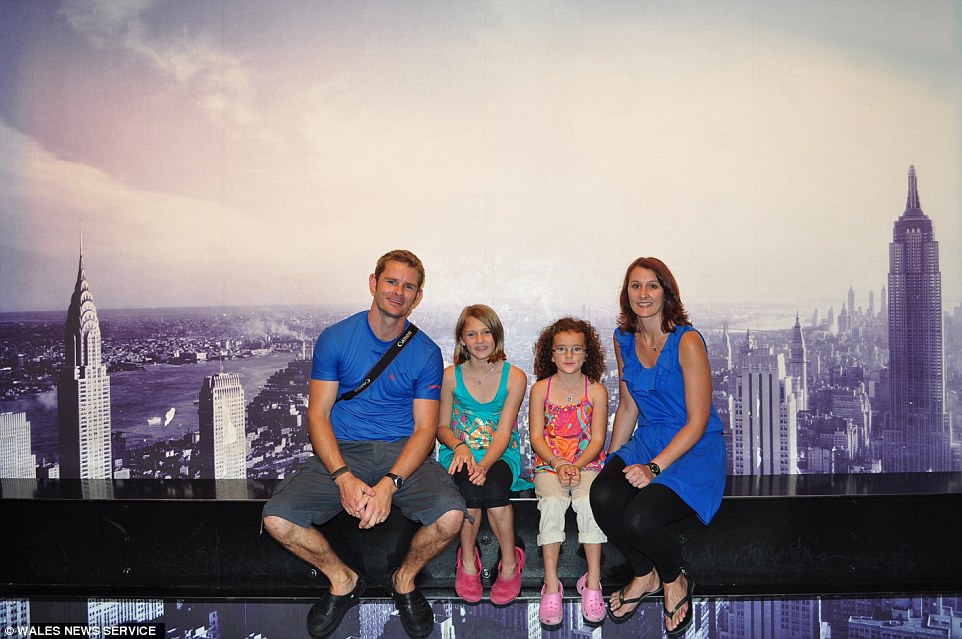 They spent a few days in New York as part of their epic family adventure, pictured posing at the Empire State Building