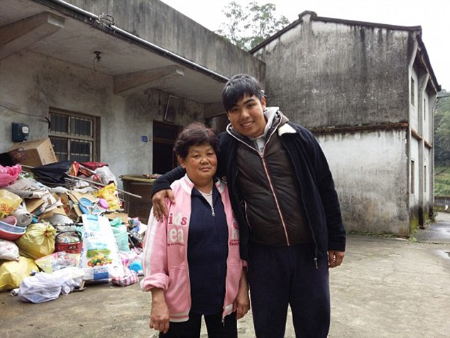 Dependants: Chen Hongzhi with his mother Wang Miao-chiong, who starts the day by handing Chen his notebook and reminding him he is no-longer 17. They are reliant on each other following the recent death of his father
