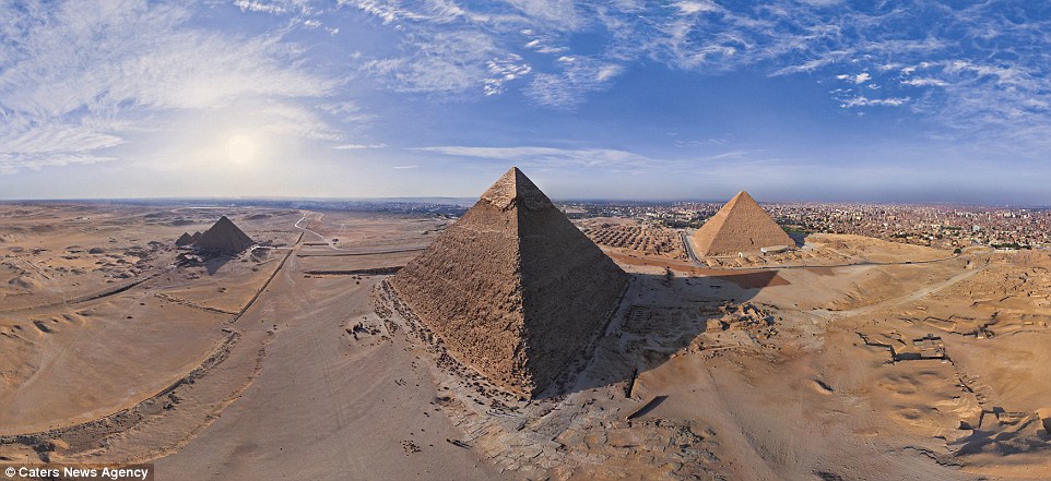 The Pyramids in Egypt made AirPano's 100 Best Places on the Planet list, which the team set out to capture over the years since they started in 2006