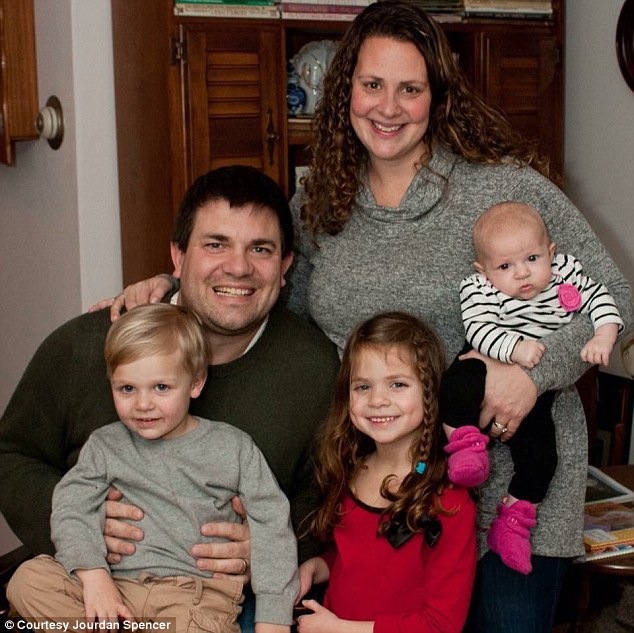 The couple now have three children - Sophie, six; Max, three and Mabel, five months