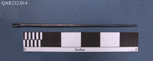 Needles: This was one of the less-than-inviting surgical needles found on board the ship.