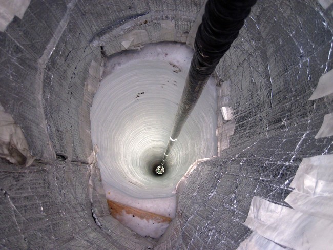 Ice Cube Neutrino Observatory Hole (1 of 86) - 1.5 miles deep.